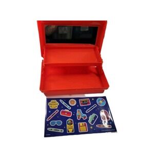 NEW Caboodles Take It Tote Crayola Limited Edition Retired Color Storage Mirror